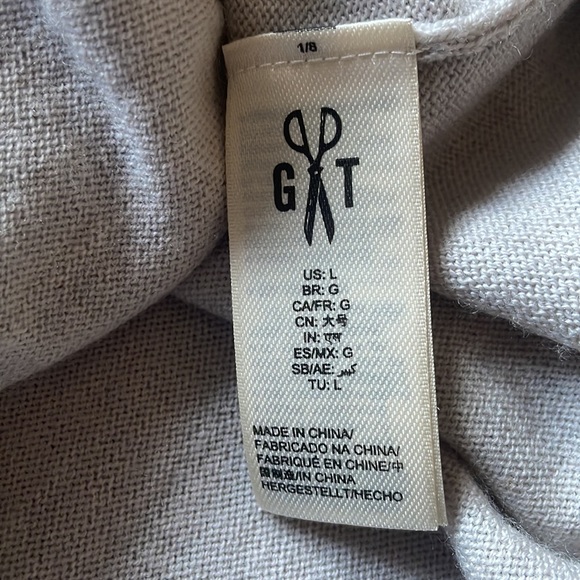 Goodthreads 100% Merino Wool Button Down Cardigan in Khaki Size Large - Picture 7 of 8